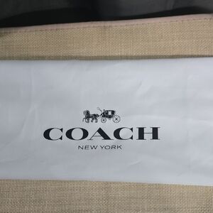 23×19 Coach White Dust Bag